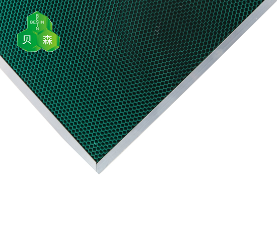 苏州贝森蜂窝芯基材冷触媒（绿色）高效催化滤网