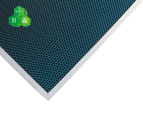 苏州贝森蜂窝芯基材冷触媒（蓝色）高效催化滤网